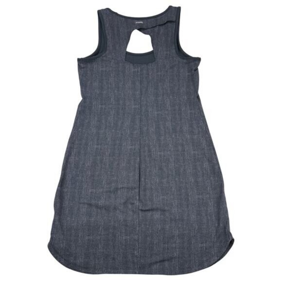 COLUMBIA State of Mind Scoop Neck Sleeveless Dress Sz Small India Ink Dotty Dye - Picture 4 of 5